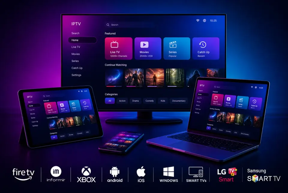 Abonnement IPTV Atlas Pro ONTV compatible Fire TV, Android, iOS, Windows et Smart TV